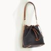 Dooney & Bourke Women's Drawstring in Pebble Grain Leather, Large Sized Handbag with Drawstring Closure-3