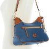 Dooney & Bourke Shoulder Bags for Women, Pebble Grain Leather Hobo Bag with Charms-3