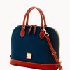 Dooney & Bourke Women's Zip Satchel in Pebble Grain Leather, Large Handbag with Adjustable Detachable Shoulder Strap-2