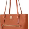 Dooney & Bourke Tote Bags for Women, Large Leather Shopper Totes with Long Shoulder Straps-1