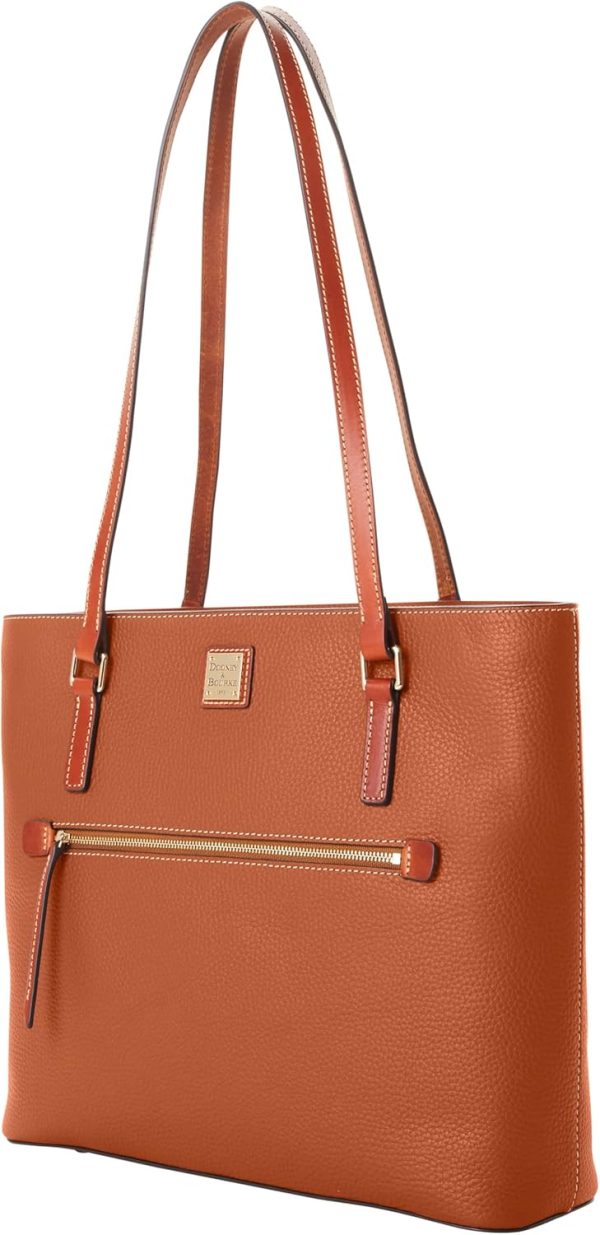 Dooney & Bourke Tote Bags for Women, Large Leather Shopper Totes with Long Shoulder Straps-1
