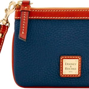 Dooney & Bourke Women's Wallets, Medium Pebble Grain Leather Wristlet Wallet for Women-0