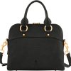 Dooney & Bourke Satchel Handbags for Women, Cameron Florentine Leather Satchel Bag with Optional Crossbody Strap-3