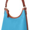 Dooney & Bourke Handbag, Pebble Grain Hobo Shoulder Bag - Sky Blue-1