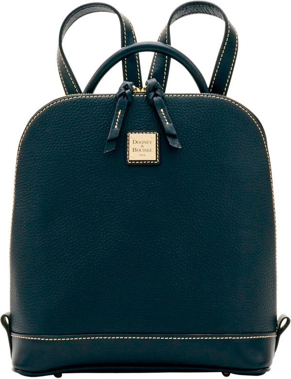 Dooney & Bourke Handbag, Pebble Grain Zip Pod Backpack - Black-0