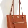 Dooney & Bourke Tote Bags for Women, Large Leather Shopper Totes with Long Shoulder Straps-3