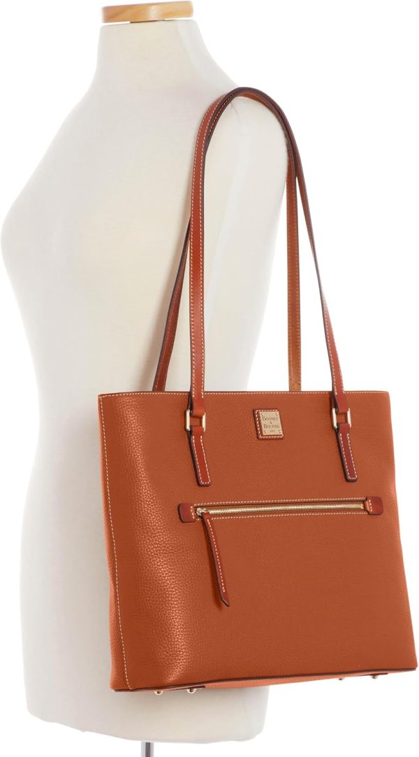 Dooney & Bourke Tote Bags for Women, Large Leather Shopper Totes with Long Shoulder Straps-3