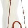 Dooney & Bourke Women's Gretta Brenna Satchel in Coated Cotton, Large Handbag with Adjustable Detachable Shoulder Strap-3