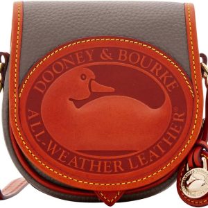 Dooney & Bourke Handbag, All Weather Leather 2 Duck Bag Crossbody - Taupe-0