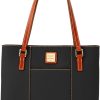 Dooney & Bourke Women's Small Lexington Tote in Pebble Grain Leather, Handbag with Long Leather Shoulder Straps-0