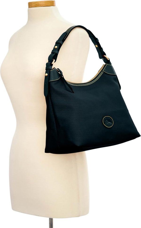 Dooney & Bourke Shoulder Bags for Women, Large Nylon Bag with Removable Adjustable Leather Handle-3