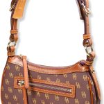 Dooney & Bourke Women's Classic Jacquard Print Round Crescent Hobo Bag Purse,-0