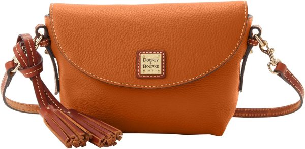 Dooney & Bourke Handbag, Pebble Grain Crossbody Saddle Bag-0