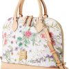 Dooney & Bourke Handbag, Botanical Collection Zip Zip Satchel - White-1