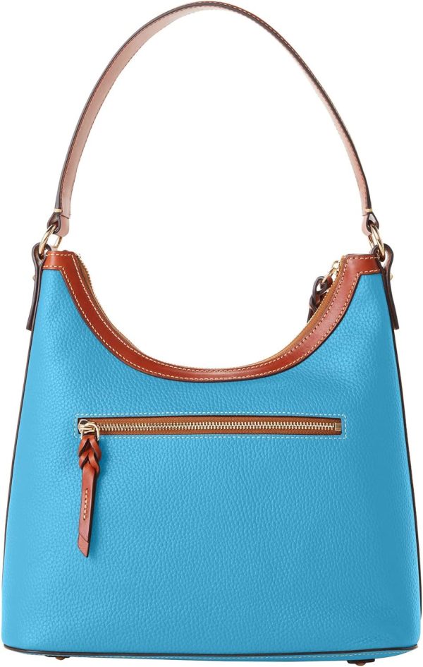 Dooney & Bourke Handbag, Pebble Grain Hobo Shoulder Bag - Sky Blue-3