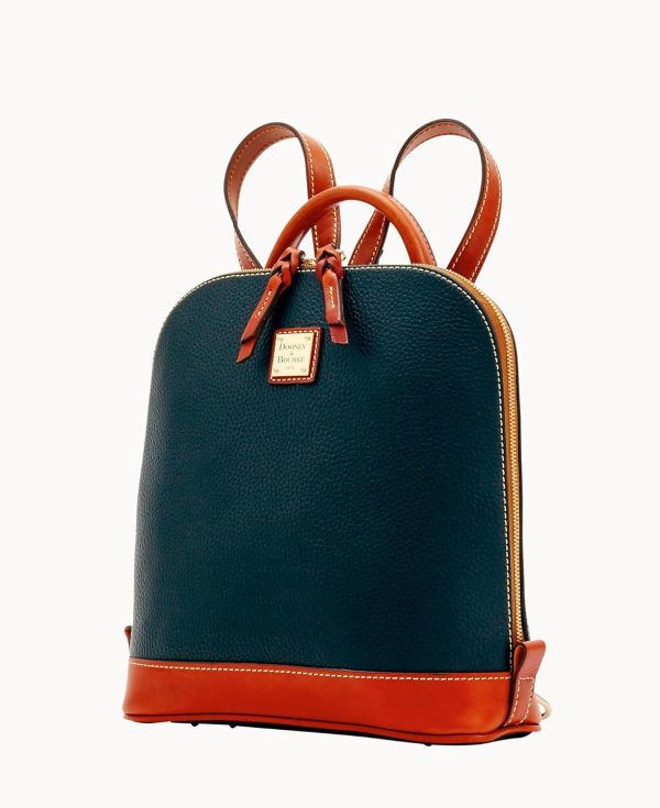 Dooney & Bourke Handbag, Pebble Grain Zip Pod Backpack - Black-1