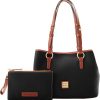 Dooney & Bourke Handbags and Accessories, Pebble Grain Leather Briana Small Shoulder Bag with Wristlet Pouch-3