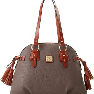 Dooney & Bourke Handbag, Pebble Grain Domed Satchel-0
