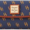 Dooney & Bourke Wallets for Women, Large Leather Trifold Gretta Continental Clutch Purse Credit Card Holder-0