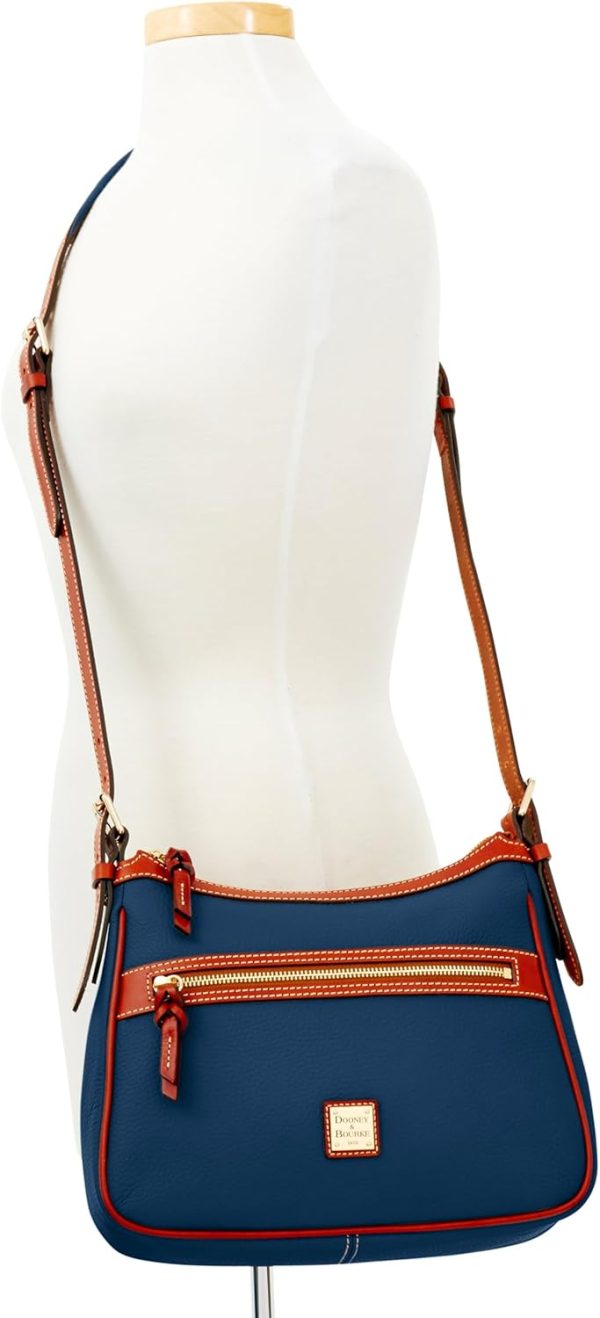 Dooney & Bourke Women's Handbags, Piper Pebble Grain Leather Crossbody Bags for Women-3