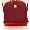Dooney & Bourke Handbag, Pebble Grain Zip Pod Backpack - Red-3