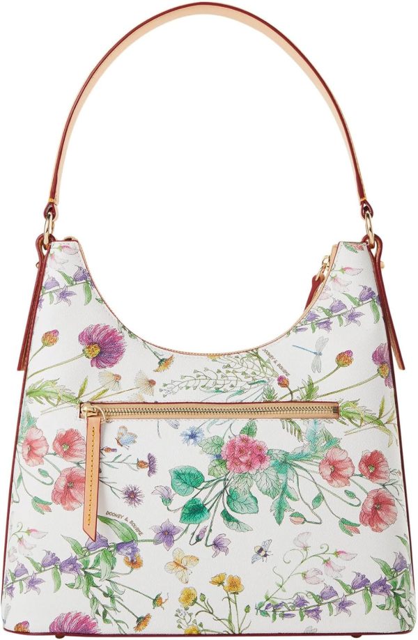 Dooney & Bourke Handbag, Botanical Collection Hobo Shoulder Bag - White-3
