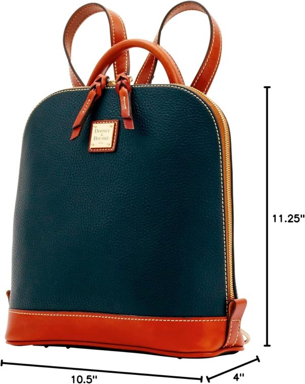 Dooney & Bourke Handbag, Pebble Grain Zip Pod Backpack - Black-4