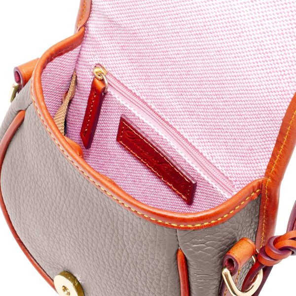 Dooney & Bourke Handbag, All Weather Leather 2 Duck Bag Crossbody - Taupe-2