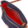 Dooney & Bourke Crossbody Bags for Women, Pebble Grain Leather Messenger Bag with Zipper-2