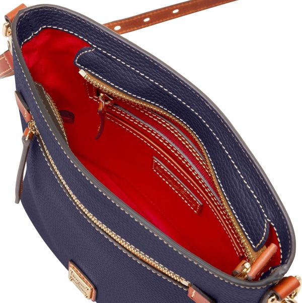 Dooney & Bourke Crossbody Bags for Women, Pebble Grain Leather Messenger Bag with Zipper-2