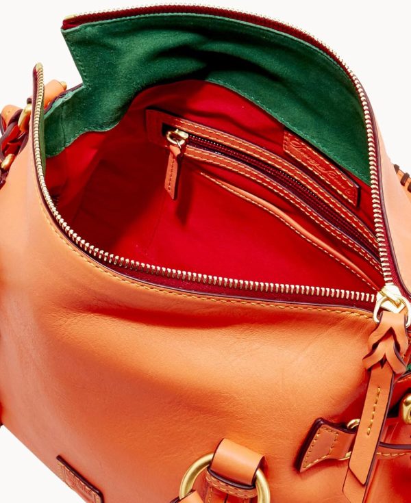 Dooney & Bourke Satchel Handbags for Women, Florentine Leather Satchel Bag with Optional Crossbody Strap-2