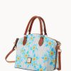 Dooney & Bourke Geena Satchel Shoulder Bag and Large Zip Around Wristlet Bundled Set-2