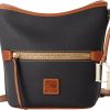 Dooney & Bourke Women's Small Zip Sac Shoulder Bag in Pebble Grain Leather, Handbag with Adjustable Crossbody Strap dooney & bourke inc
