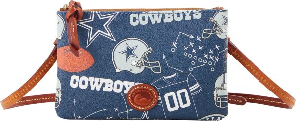 Dooney & Bourke Handbag, NFL Cowboys Top Zip Crossbody | Navy-0