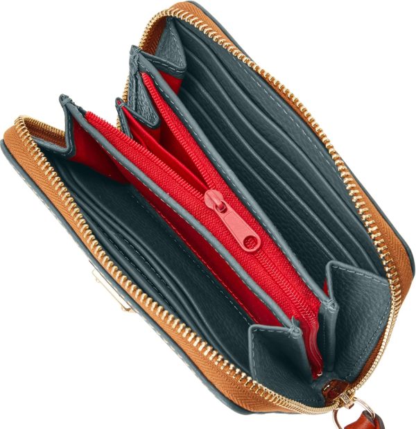 Dooney & Bourke Pebble Grain Medium Zip Around Wallet-2