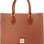 Dooney & Bourke Women's Janine Satchel in Pebble Grain Leather, Large Handbag with Adjustable Detachable Shoulder Strap-0