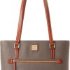 Dooney & Bourke Tote Bags for Women, Large Pebble Grain Leather Shopper Bag with Zipper-0