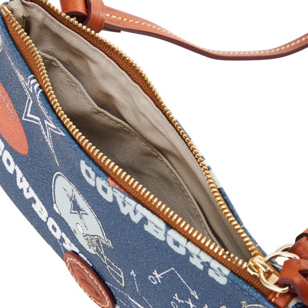 Dooney & Bourke Handbag, NFL Cowboys Top Zip Crossbody | Navy-2