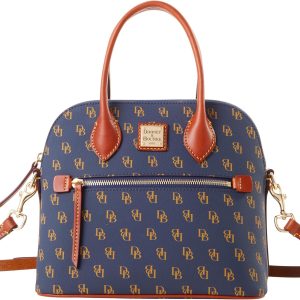 Dooney & Bourke Satchel Handbags for Women, Gretta Domed Bag with Adjustable Removable Crossbody Strap-0