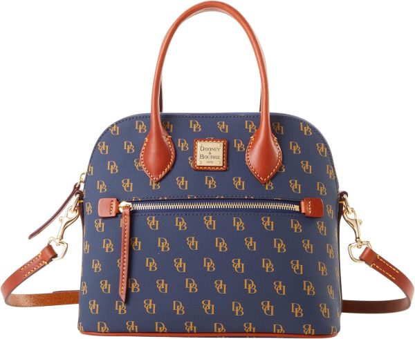 Dooney & Bourke Satchel Handbags for Women, Gretta Domed Bag with Adjustable Removable Crossbody Strap-0