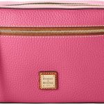 Dooney & Bourke Women's Camera Zip Crossbody in Pebble Grain Leather, Small Handbag with Adjustable Shoulder Strap ample