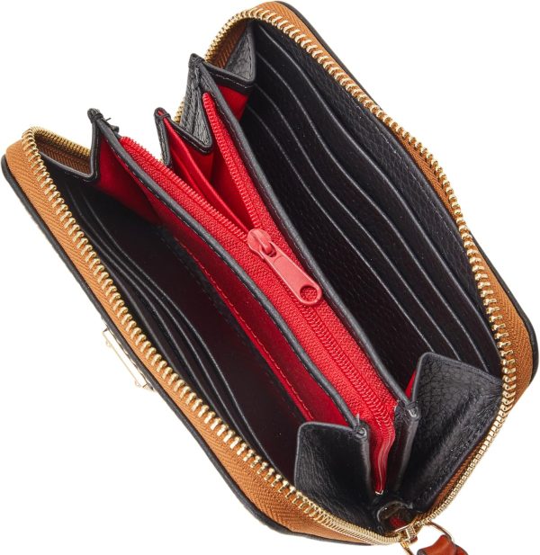 Dooney & Bourke Wallet, Pebble Grain Medium Zip Around Wallet - Black-2