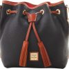 Dooney & Bourke Crossbody Bucket Bags for Women, Pebble Grain Leather Aimee Drawstring Purse-0
