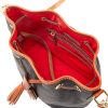 Dooney & Bourke Crossbody Bucket Bags for Women, Pebble Grain Leather Aimee Drawstring Purse-2