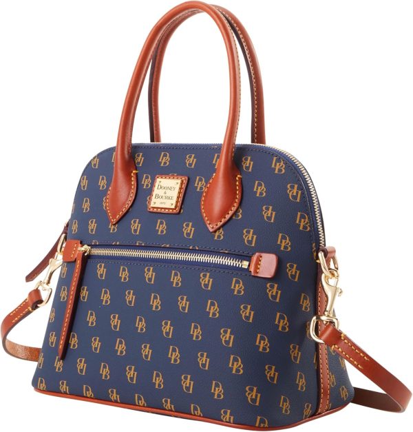 Dooney & Bourke Satchel Handbags for Women, Gretta Domed Bag with Adjustable Removable Crossbody Strap-1