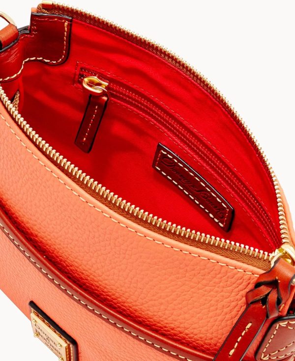 Dooney & Bourke Women's Crossbody Handbags, Pebble Grain Ginger Small Bags for Women-2