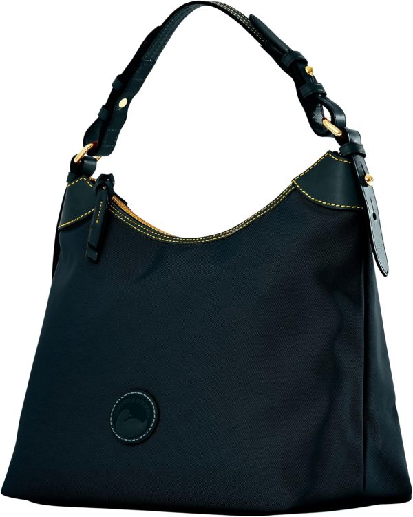 Dooney & Bourke Shoulder Bags for Women, Large Nylon Bag with Removable Adjustable Leather Handle-1