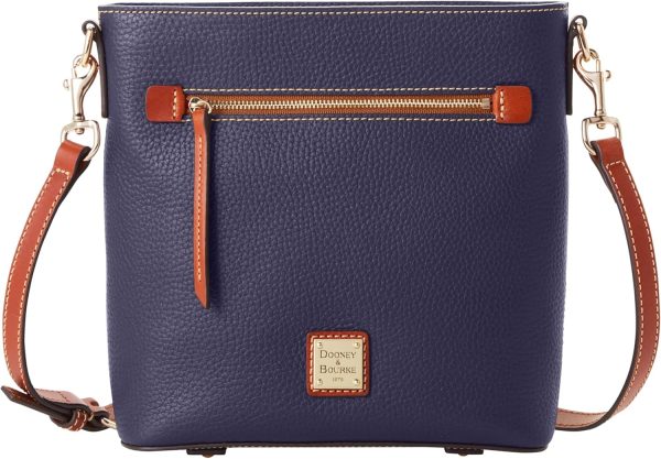 Dooney & Bourke Crossbody Bags for Women, Pebble Grain Leather Messenger Bag with Zipper-0