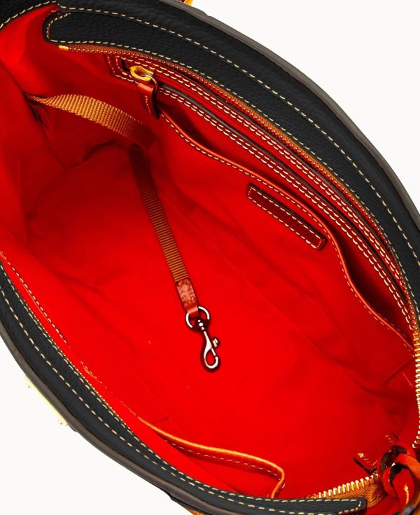 Dooney & Bourke Women's Small Lexington Tote in Pebble Grain Leather, Handbag with Long Leather Shoulder Straps-1