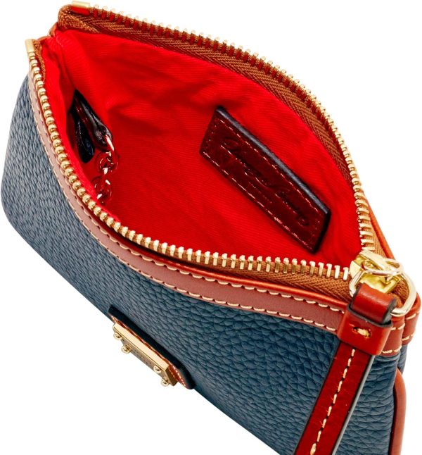 Dooney & Bourke Women's Wallets, Medium Pebble Grain Leather Wristlet Wallet for Women-2